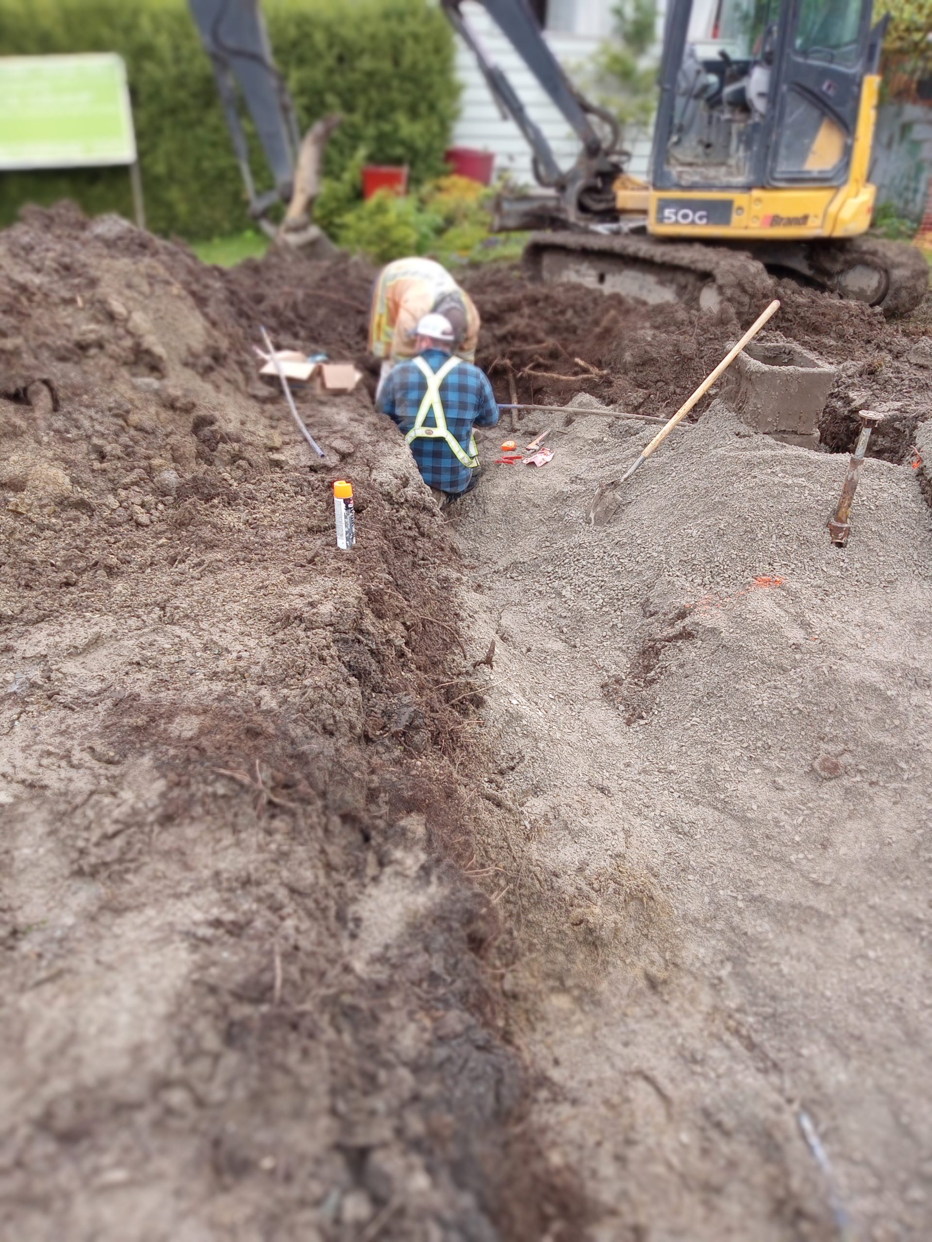 Moving water connection 1.9 meters